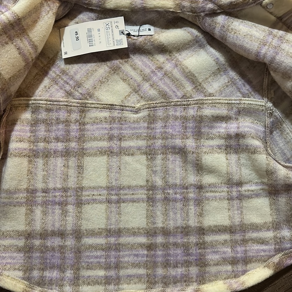 Zara cropped plaid jacket - Picture 4 of 6